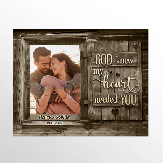 Custom Home Decor Wood Sign - Personalized Anniversary Wedding Giftse