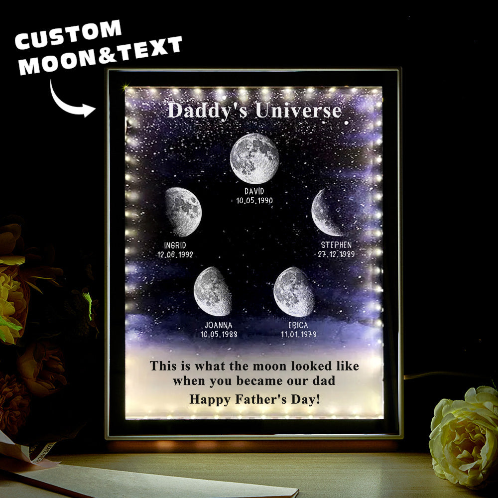 Personalized Photo Music Fridge Magnet