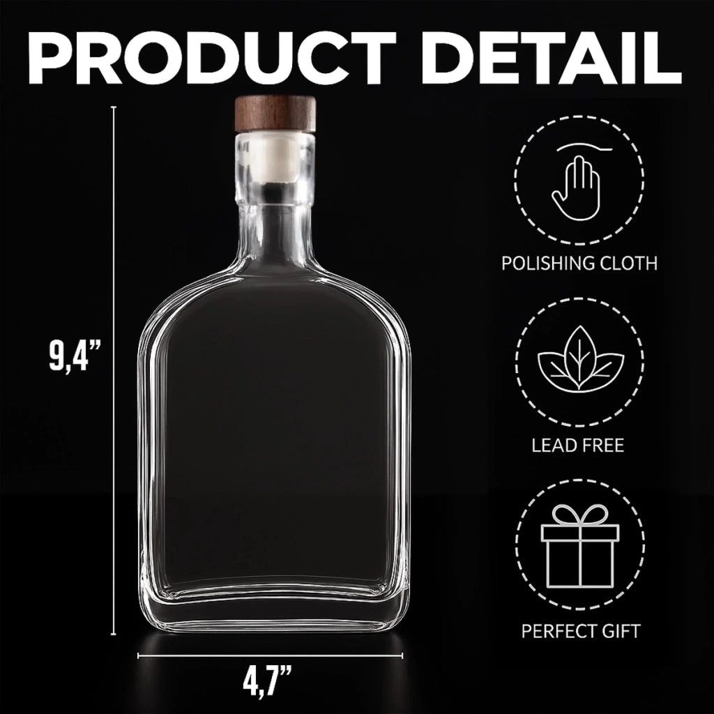 Family Personalized Custom Whiskey Bottle