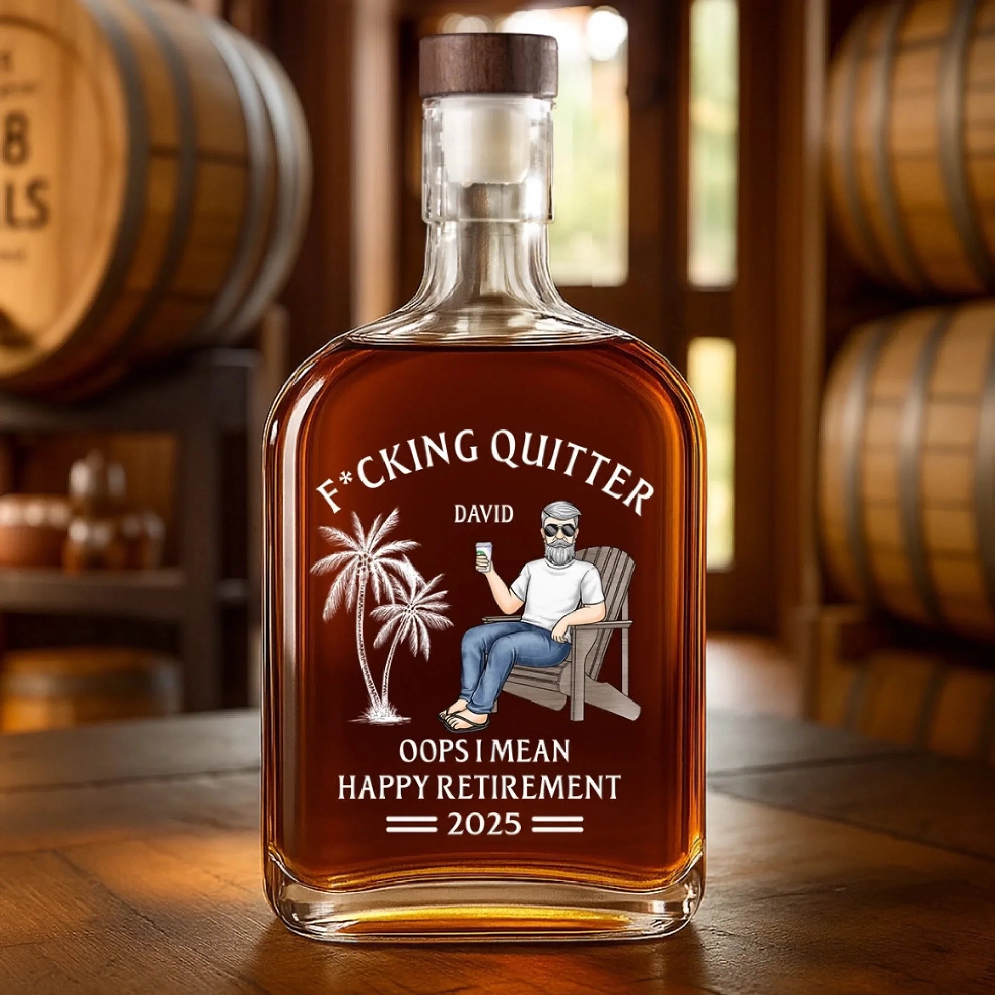 Coworker Personalized Custom Whiskey Bottle