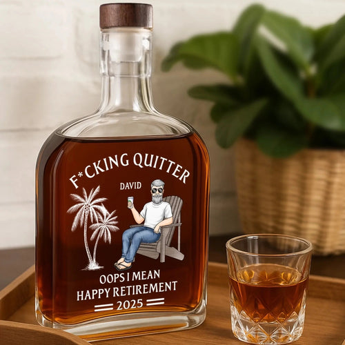 Coworker Personalized Custom Whiskey Bottle