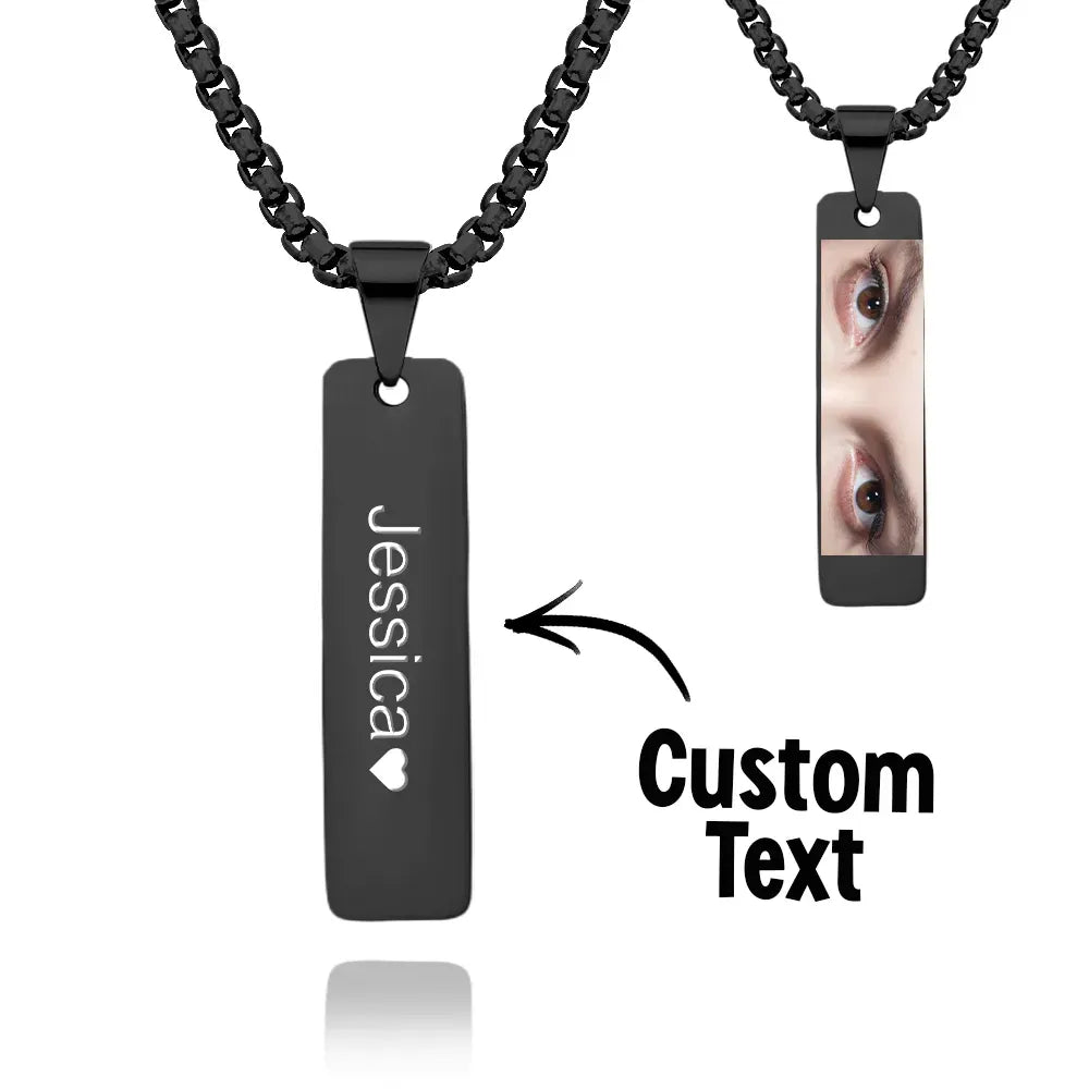 Custom Eyes Photo Necklace