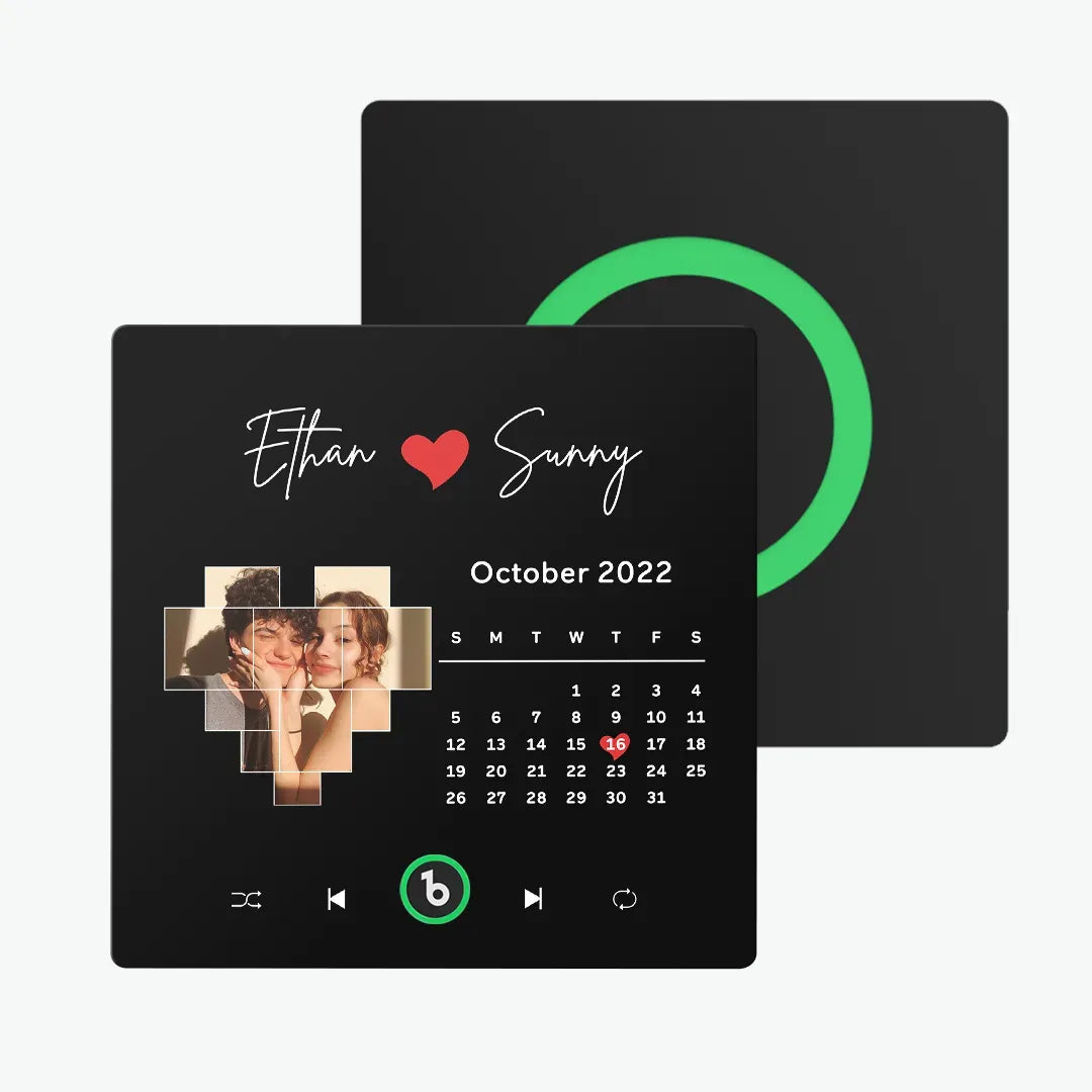 Personalized Photo Music Fridge Magnet