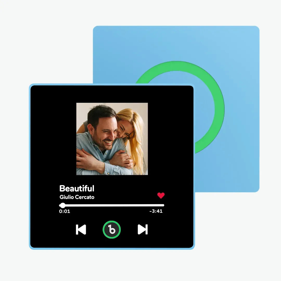 Personalized Photo Music Fridge Magnet
