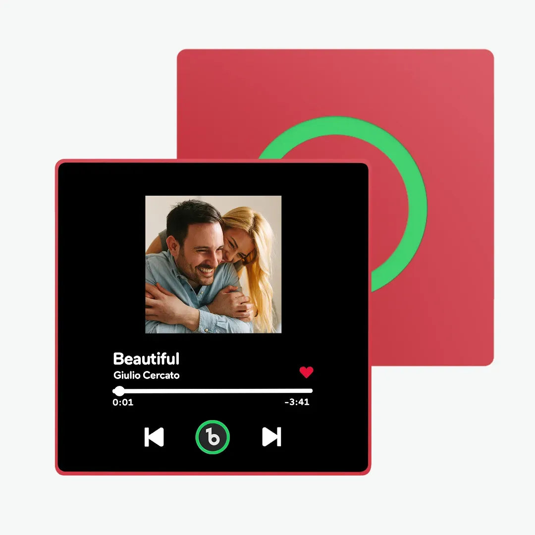 Personalized Photo Music Fridge Magnet