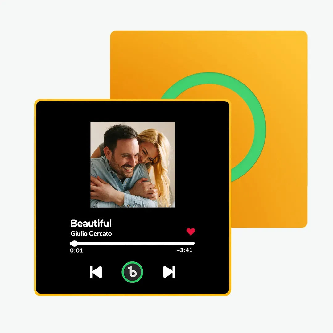 Personalized Photo Music Fridge Magnet