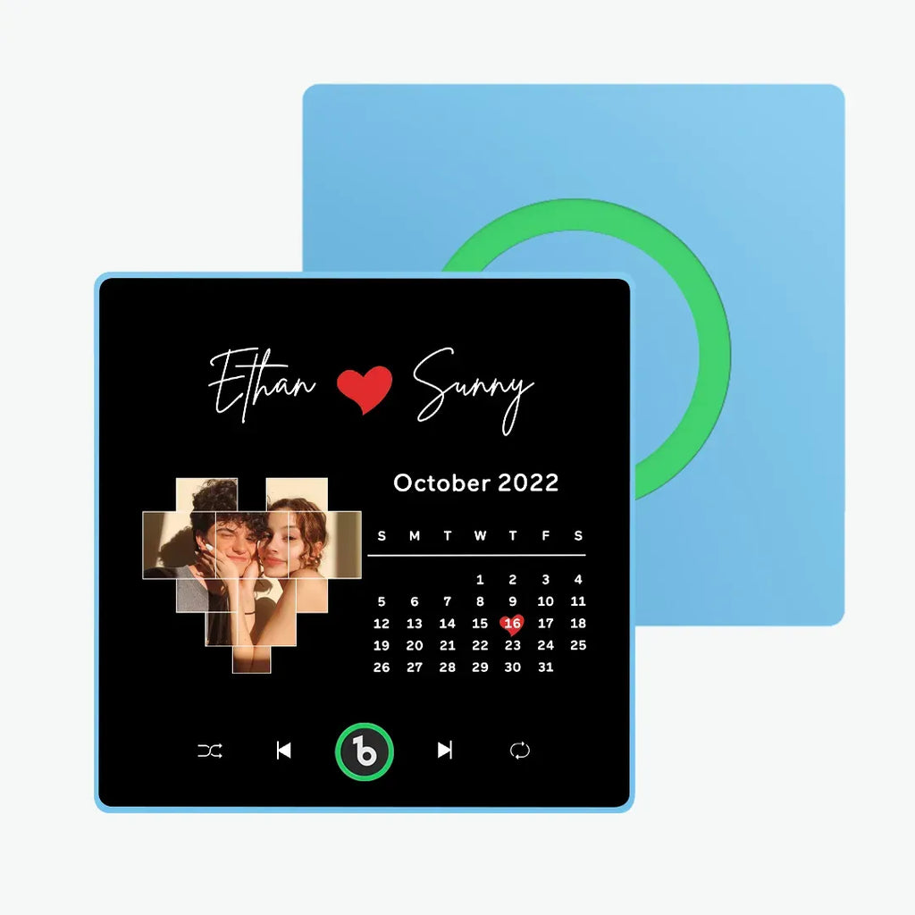 Personalized Photo Music Fridge Magnet
