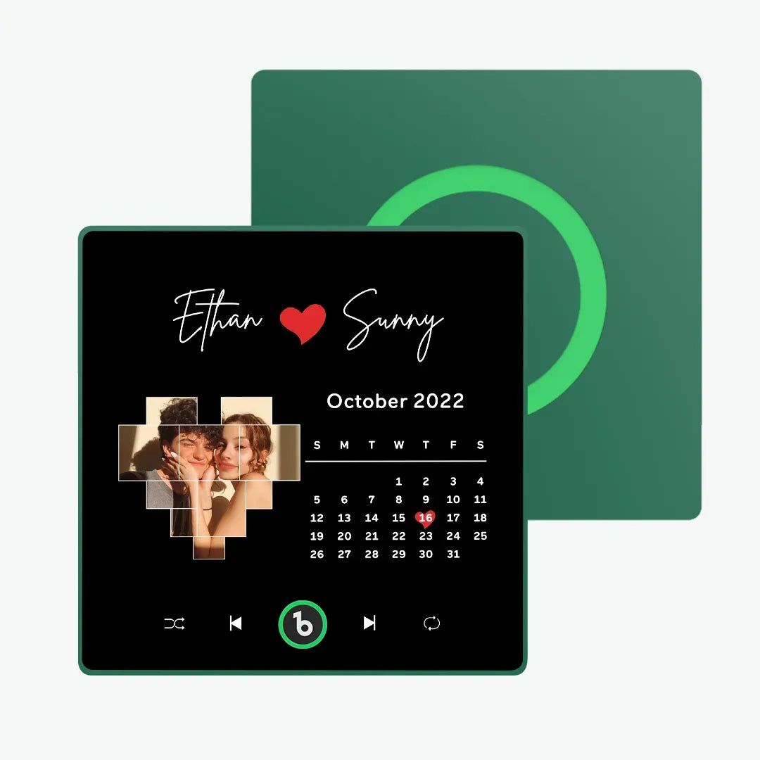 Personalized Photo Music Fridge Magnet