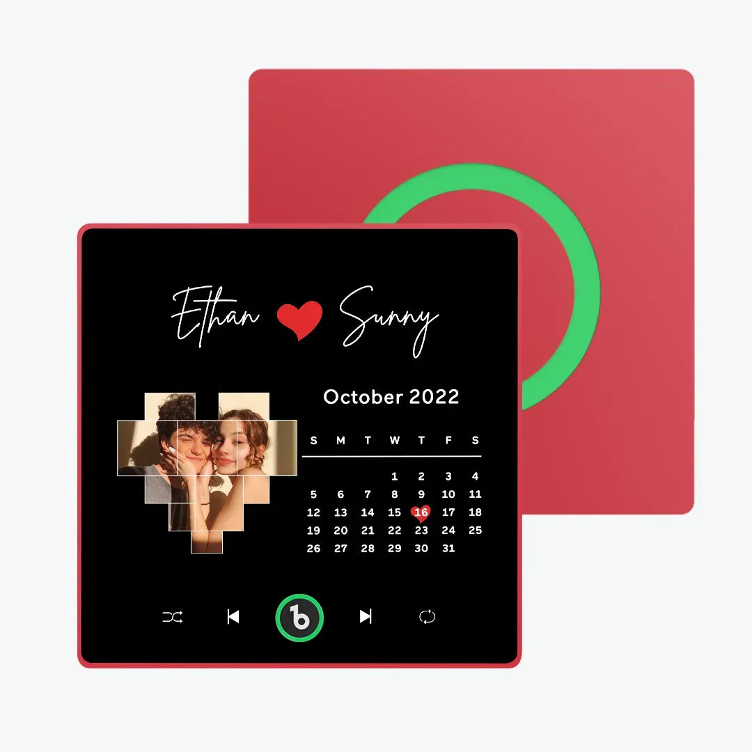 Personalized Photo Music Fridge Magnet