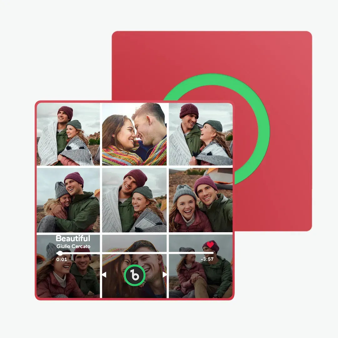Personalized Photo Music Fridge Magnet