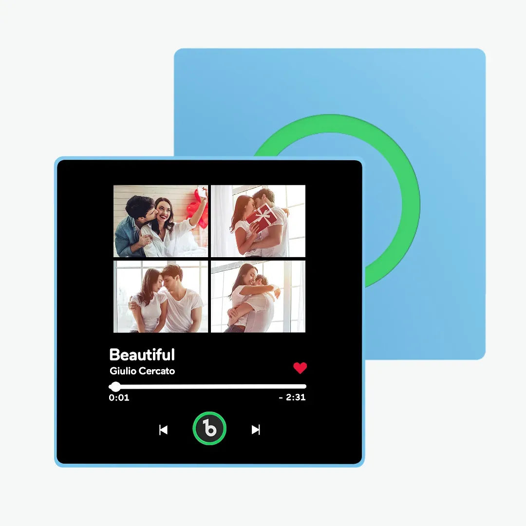 Personalized Photo Music Fridge Magnet