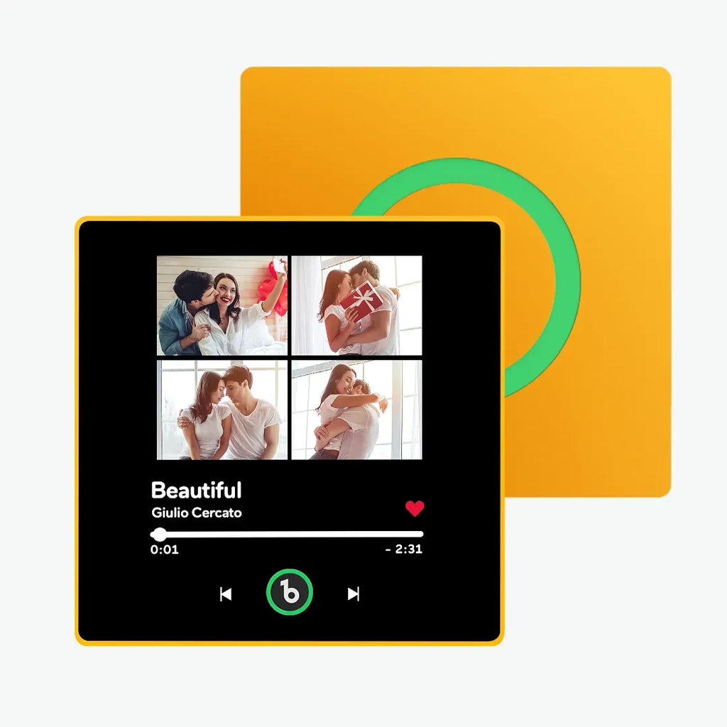 Personalized Photo Music Fridge Magnet