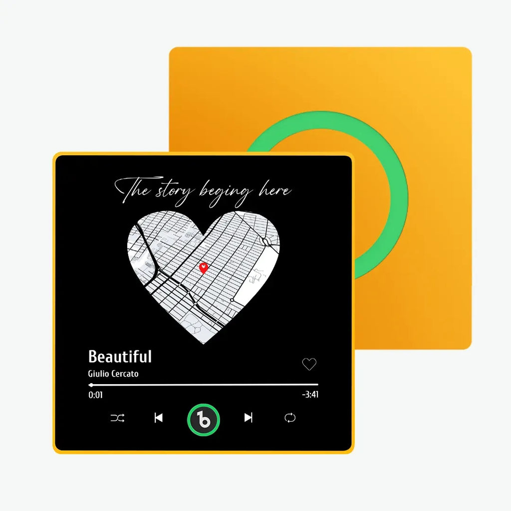 Personalized Photo Music Fridge Magnet
