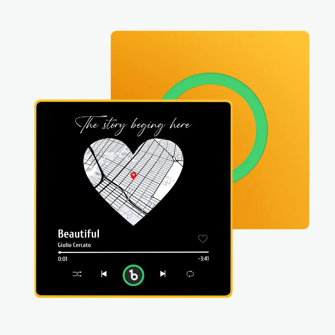 Personalized Photo Music Fridge Magnet