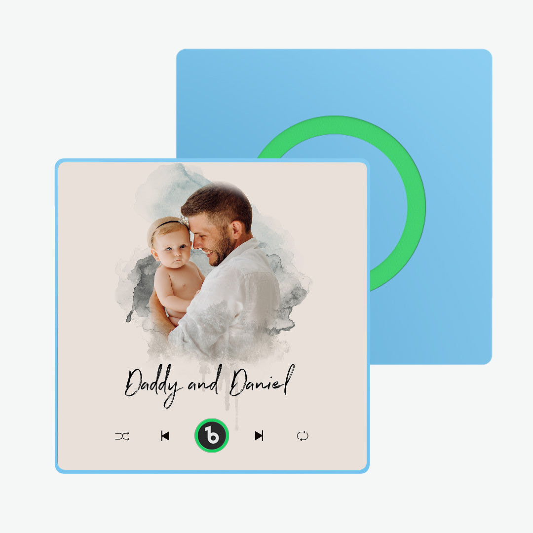 Personalized Photo Music Fridge Magnet