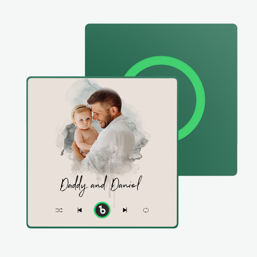 Personalized Photo Music Fridge Magnet