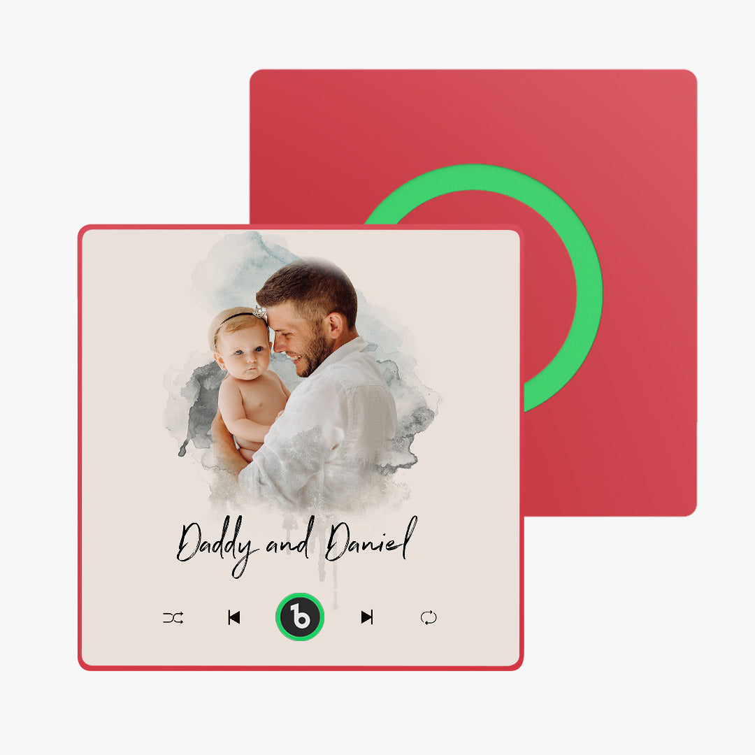 Personalized Photo Music Fridge Magnet