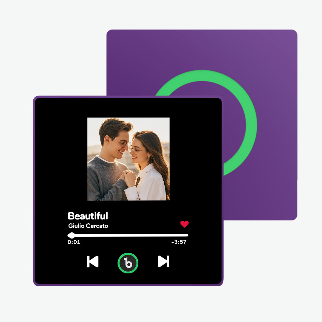 Personalized Photo Music Fridge Magnet