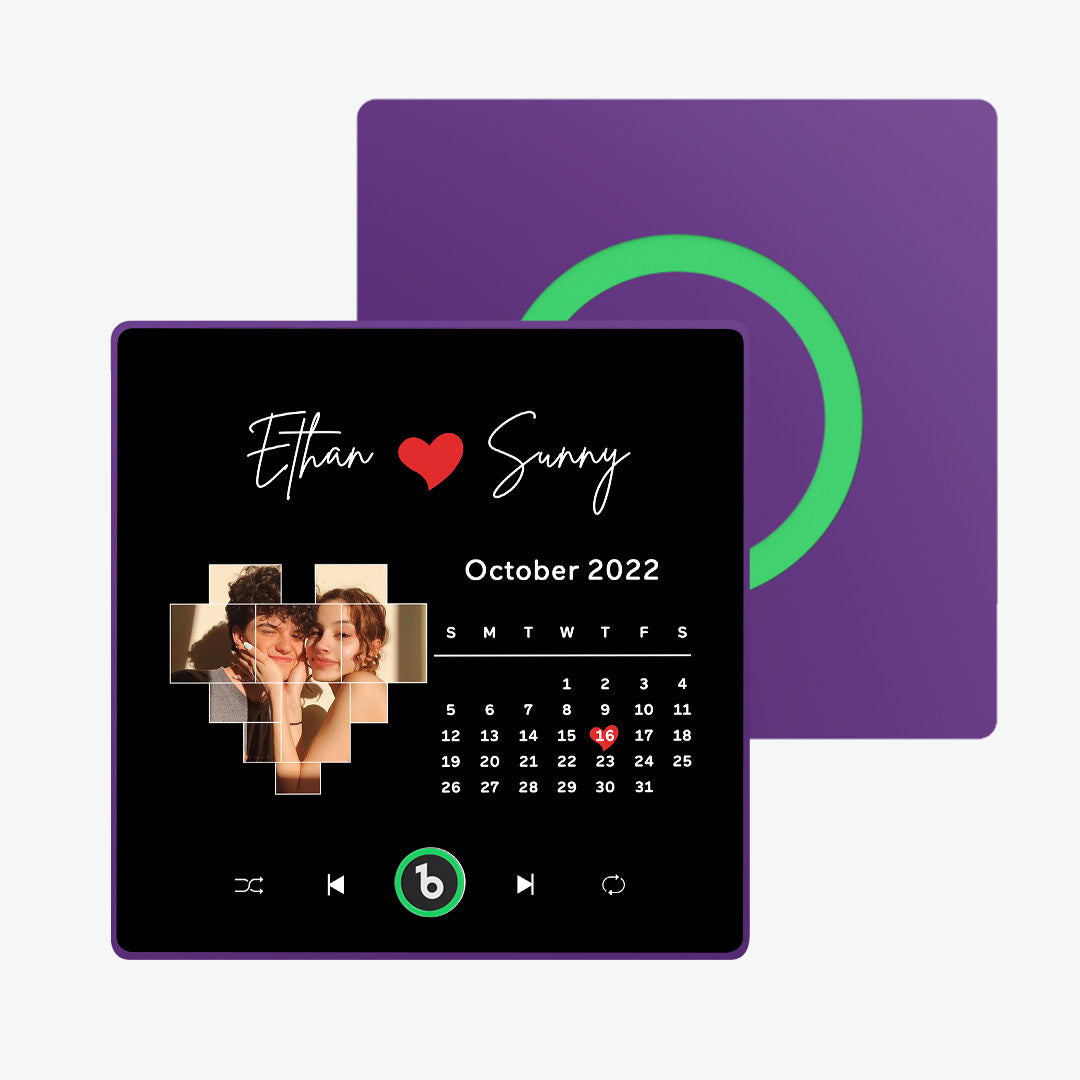 Personalized Photo Music Fridge Magnet