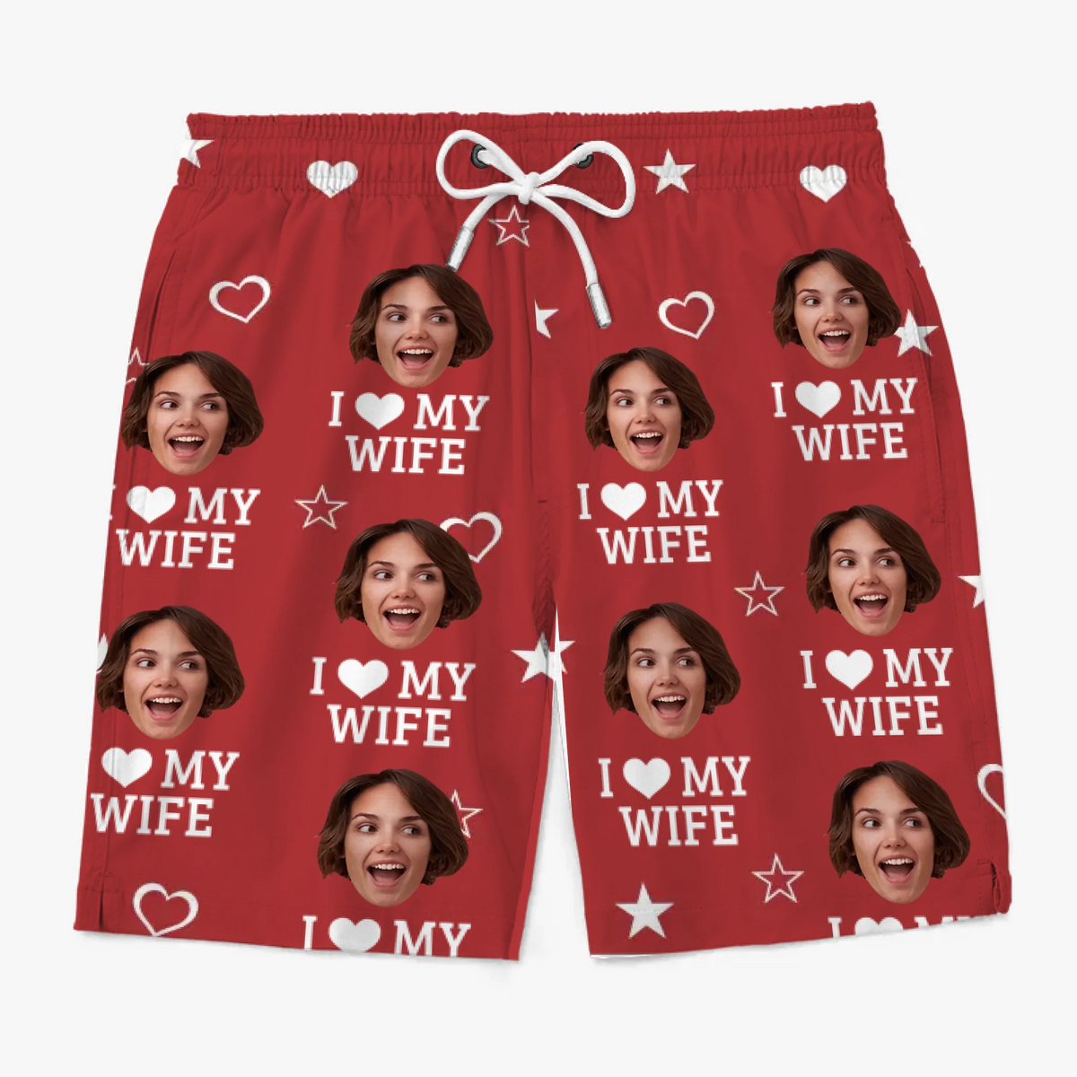 Fun Personalized Tropical Hawaiian Men's Beach Shorts
