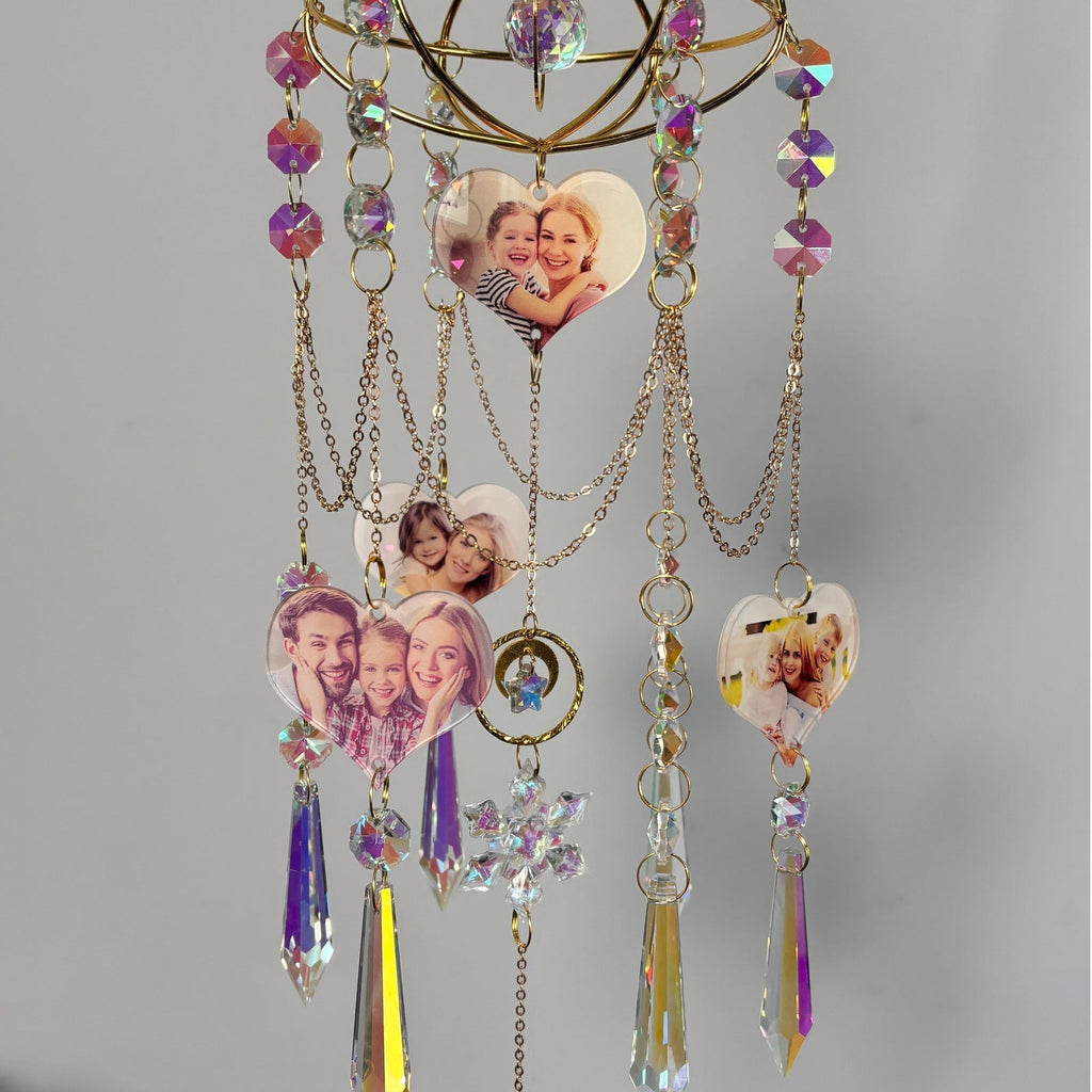 Engraved Acrylic Sun Catcher Wind Chime