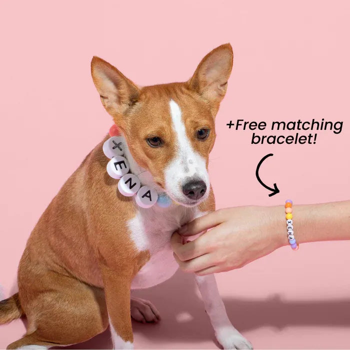 Personalized Pet Name Necklace – Comes with a Free Matching Bracelet