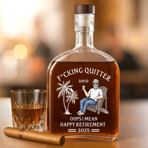 Coworker Personalized Custom Whiskey Bottle